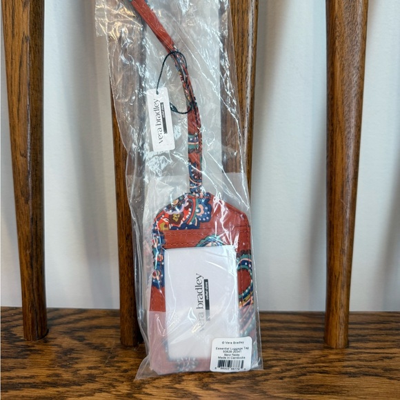 Vera Bradley Essential Luggage Tag – Manor Paisley - Picture 1 of 3